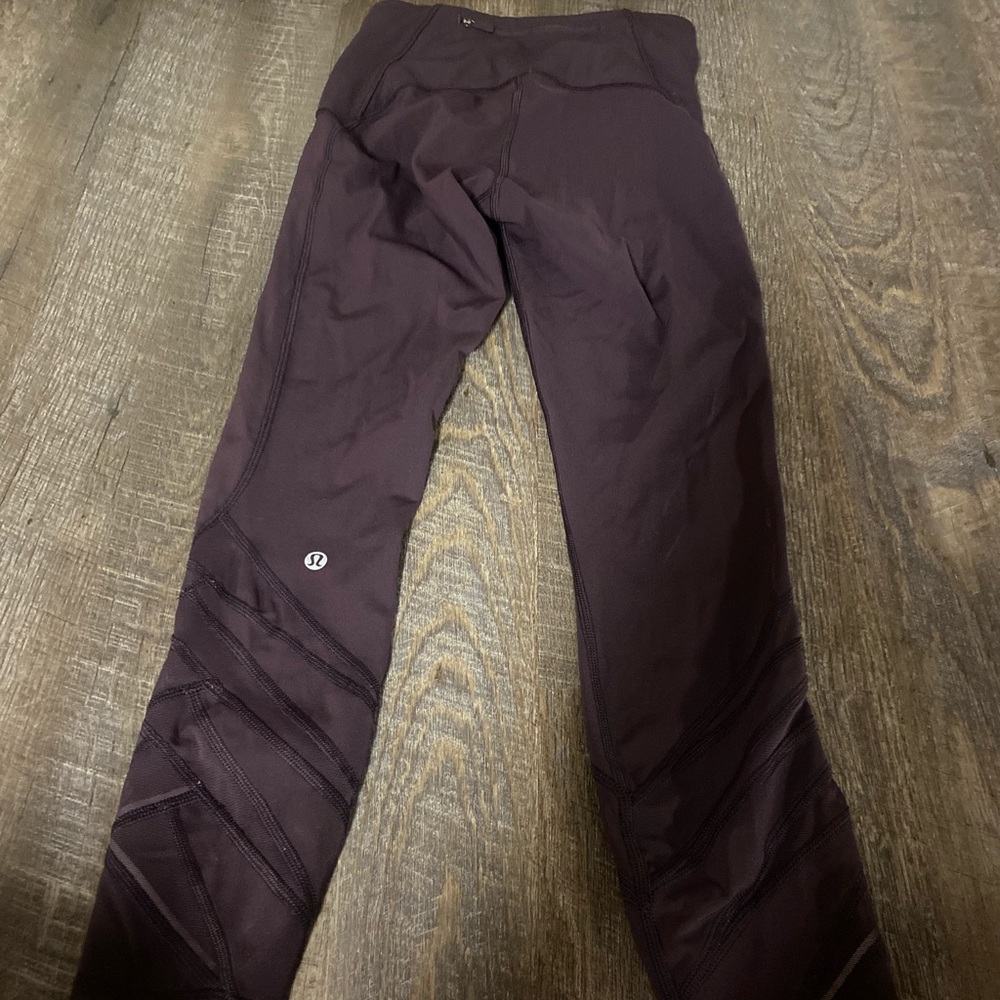 Plum Lululemon Leggings